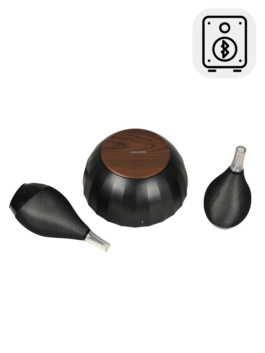 Sabvuferi Microlab Bottlewine, Bluetooth 4.0, 36W RMS, shisha shaklidagi korpus