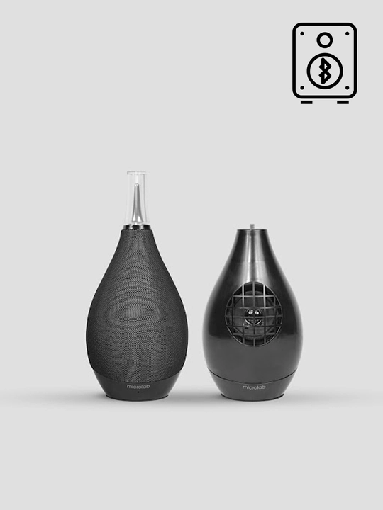 Sabvuferi Microlab Bottlewine, Bluetooth 4.0, 36W RMS, shisha shaklidagi korpus