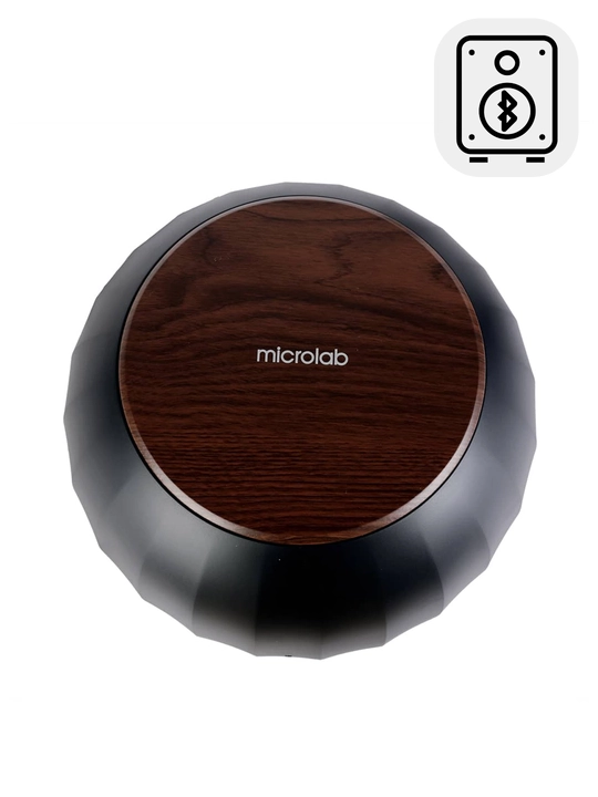 Sabvuferi Microlab Bottlewine, Bluetooth 4.0, 36W RMS, shisha shaklidagi korpus