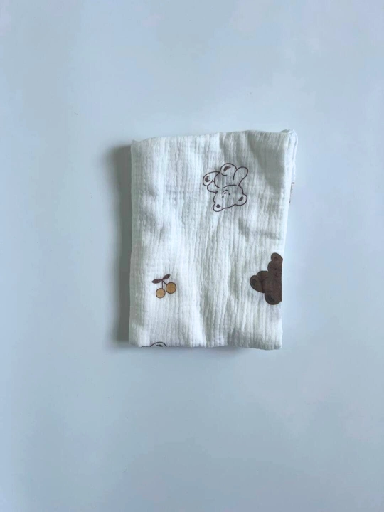 Yangi tug‘ilgan chaqaloqlar uchun yo‘rgaklar, muslin, 80*100 sm
