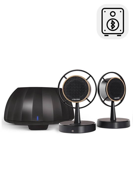 Сабвуфер Microlab MicMusic – Bluetooth 2.1, 10 Вт RMS, с мощными басами, AUX, - 