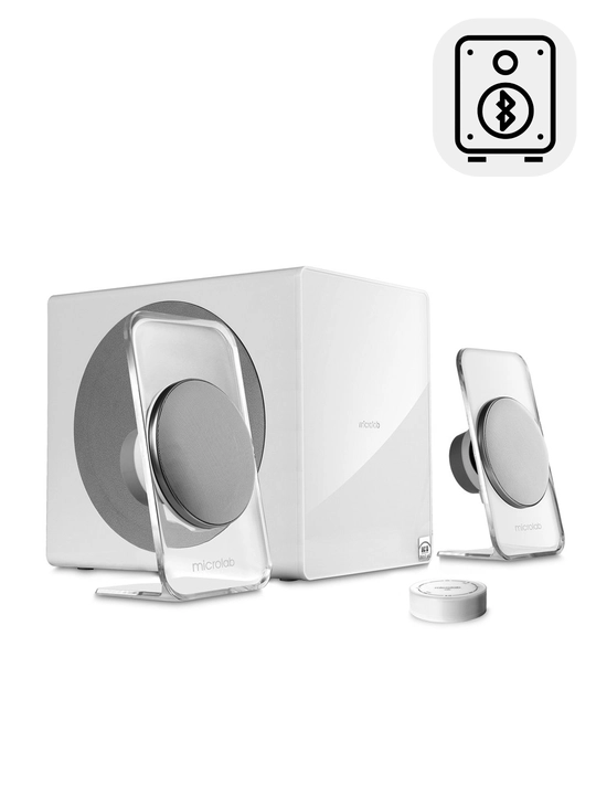 Sabvufer Microlab ORB (FC-60BT) 2.1 karnay tizimi: 25×2 + 55 W, Bluetooth, RCA, Optik,