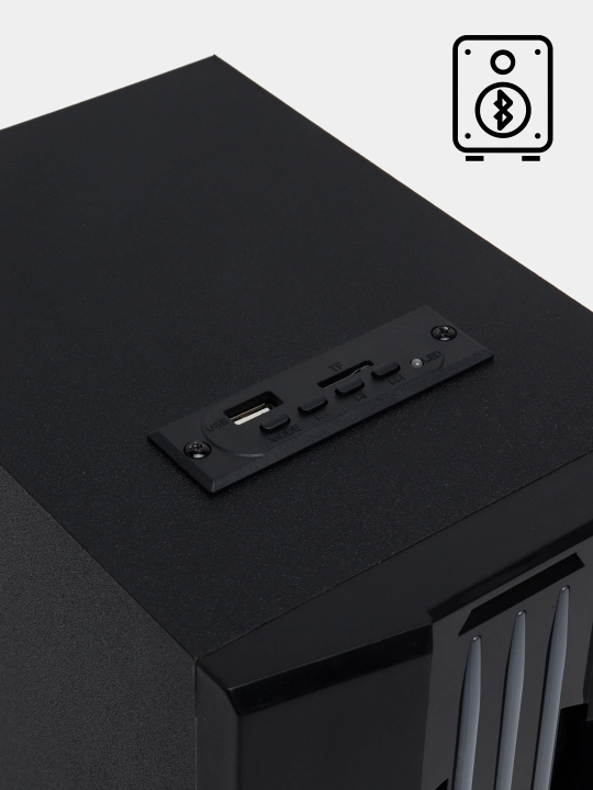 Сабвуфер Microlab G200BT, 2.1, 25W RMS, 2×15W + 15W, Bluetooth 5.0, USB, SD, AUX
