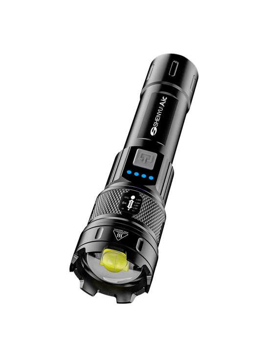 Qo'lda ishlaydigan LED chiroq, 3/5 rejim, PowerBank funksiyasi