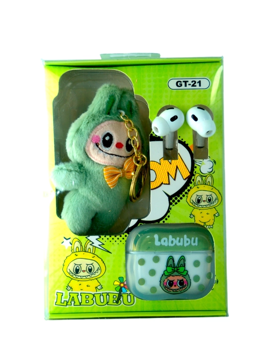 Набор LABUBU GT-21: Беспроводные наушники + игрушка
