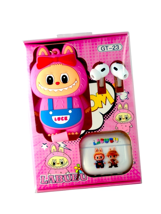 Набор LABUBU GT-21: Беспроводные наушники + игрушка