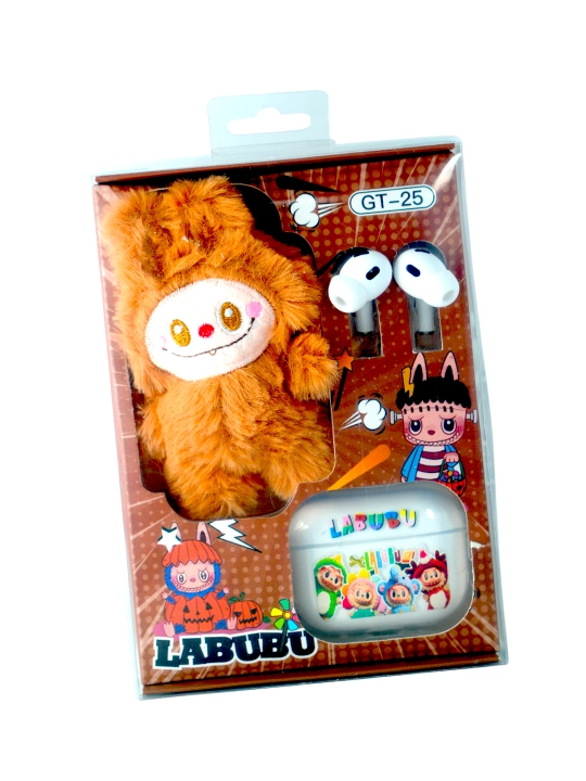 Набор LABUBU GT-21: Беспроводные наушники + игрушка