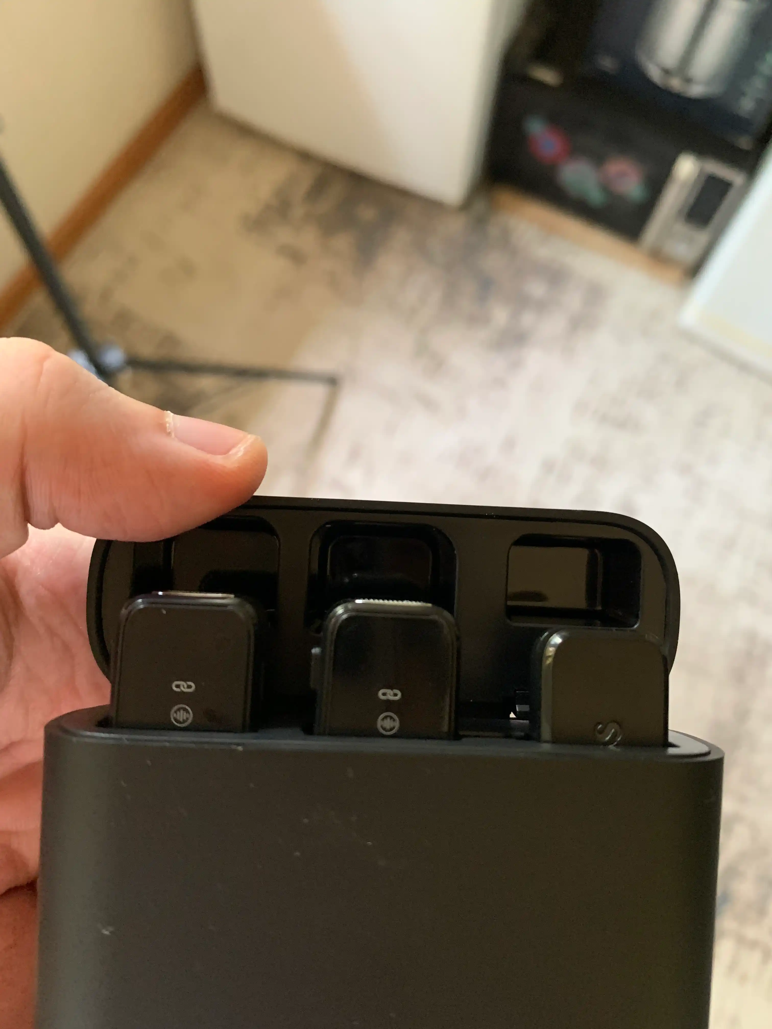 Simsiz telefon mikrofoni, shovqinni bosuvchi, iPhone va Android uchun, petlichka