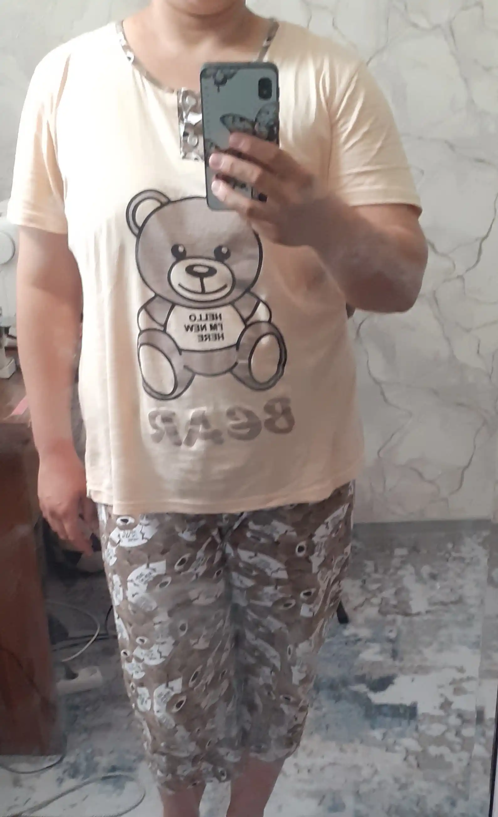 Ayollar pijamasi, 100% paxta