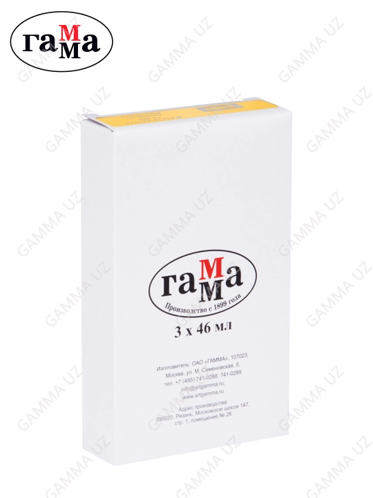 Badiiy moyli bo'yoq Gamma "Studio", 46ml, tuba, neapolitan sariq(taqlid),0.00.A046.138