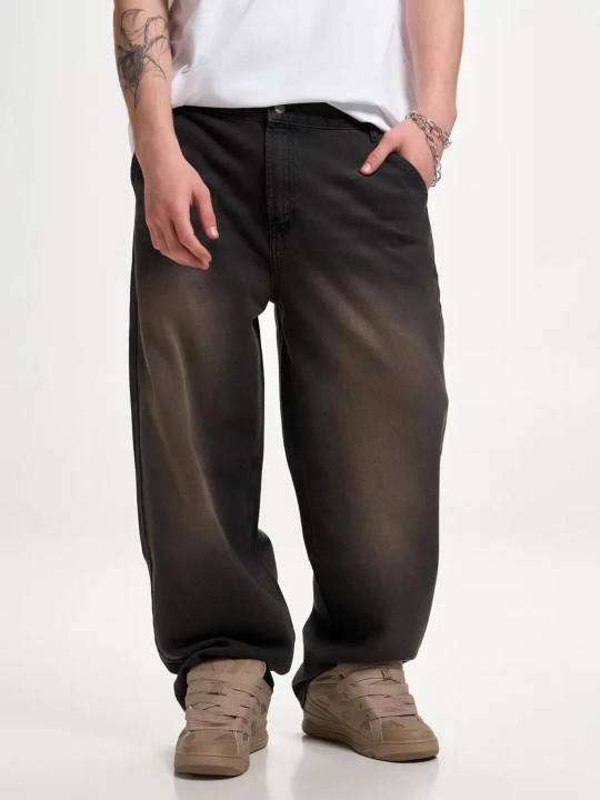 Keng jinsi shimlar y2k baggi oversize sk8 UNI