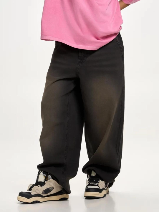 Keng jinsi shimlar y2k baggi oversize sk8 UNI