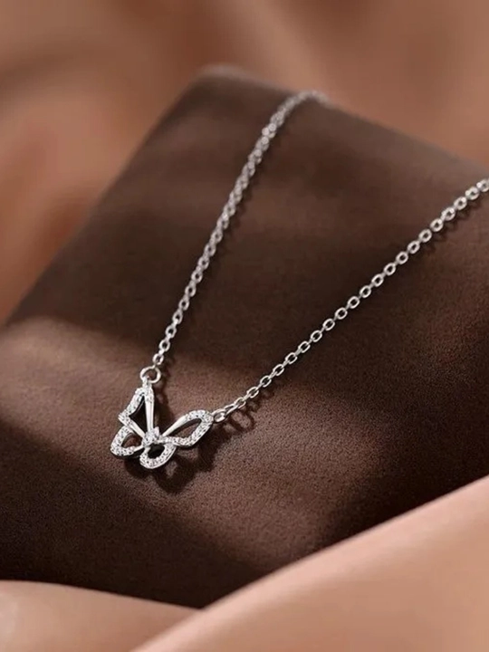Цепочка с кулоном, на шею, женская, бижутерия