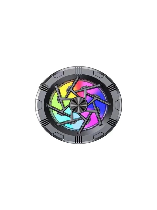 Magnitli telefon sovutgichi kuller – RGB LED yoritgichli, 3 tezlik, Type-c quvvat bilan