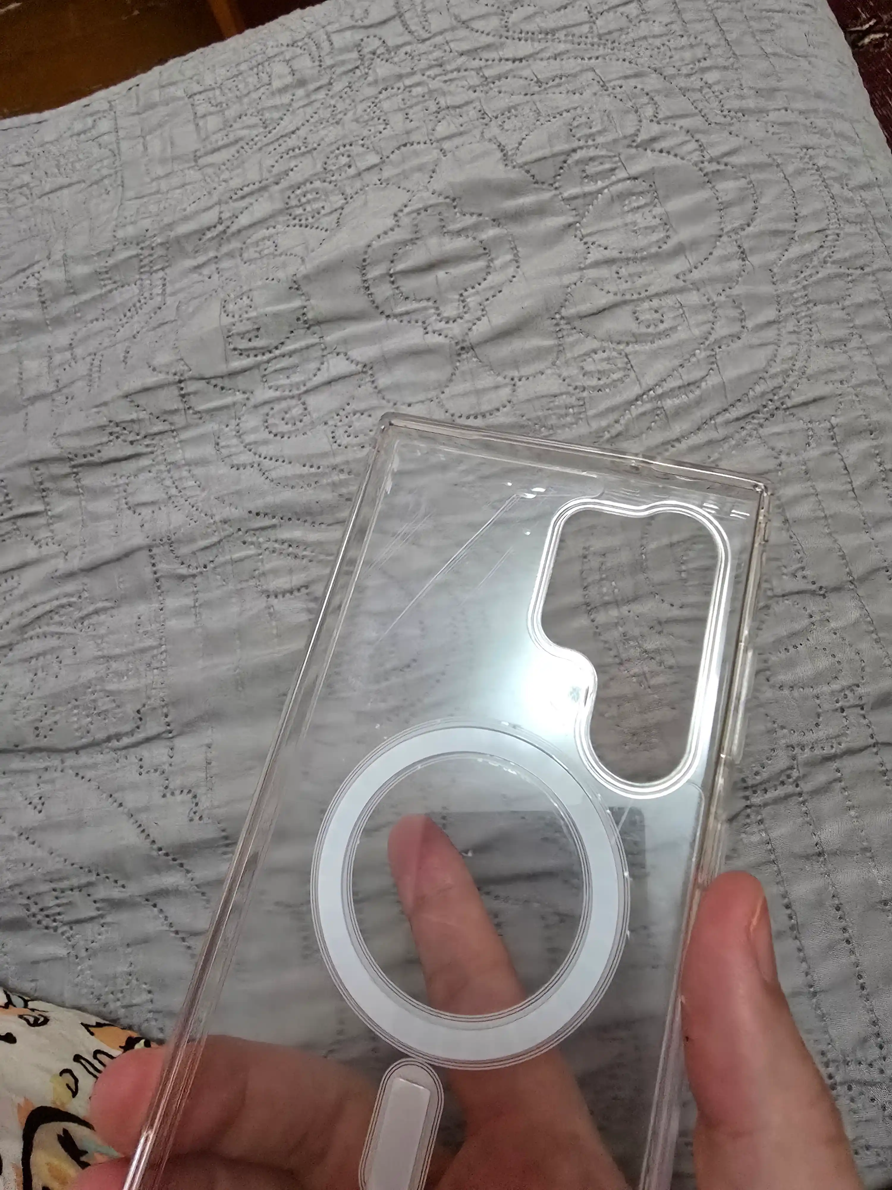 Прозрачный Magsafe чехол для Samsung S25,S25 UltraS24,S24Ultra,S23,S23 Ultra,S22,S22 Ultra