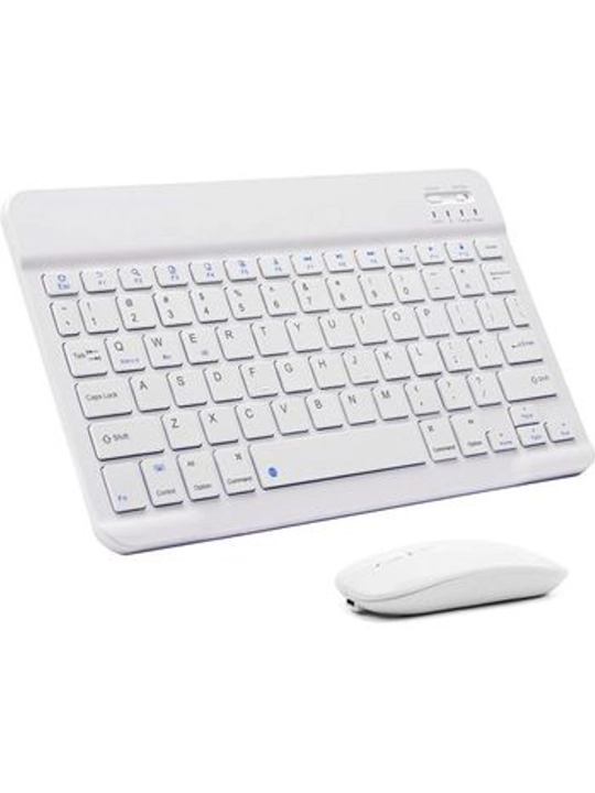 Ultra-yupqa simsiz Bluetooth klaviatura va sichqoncha to'plami KIT