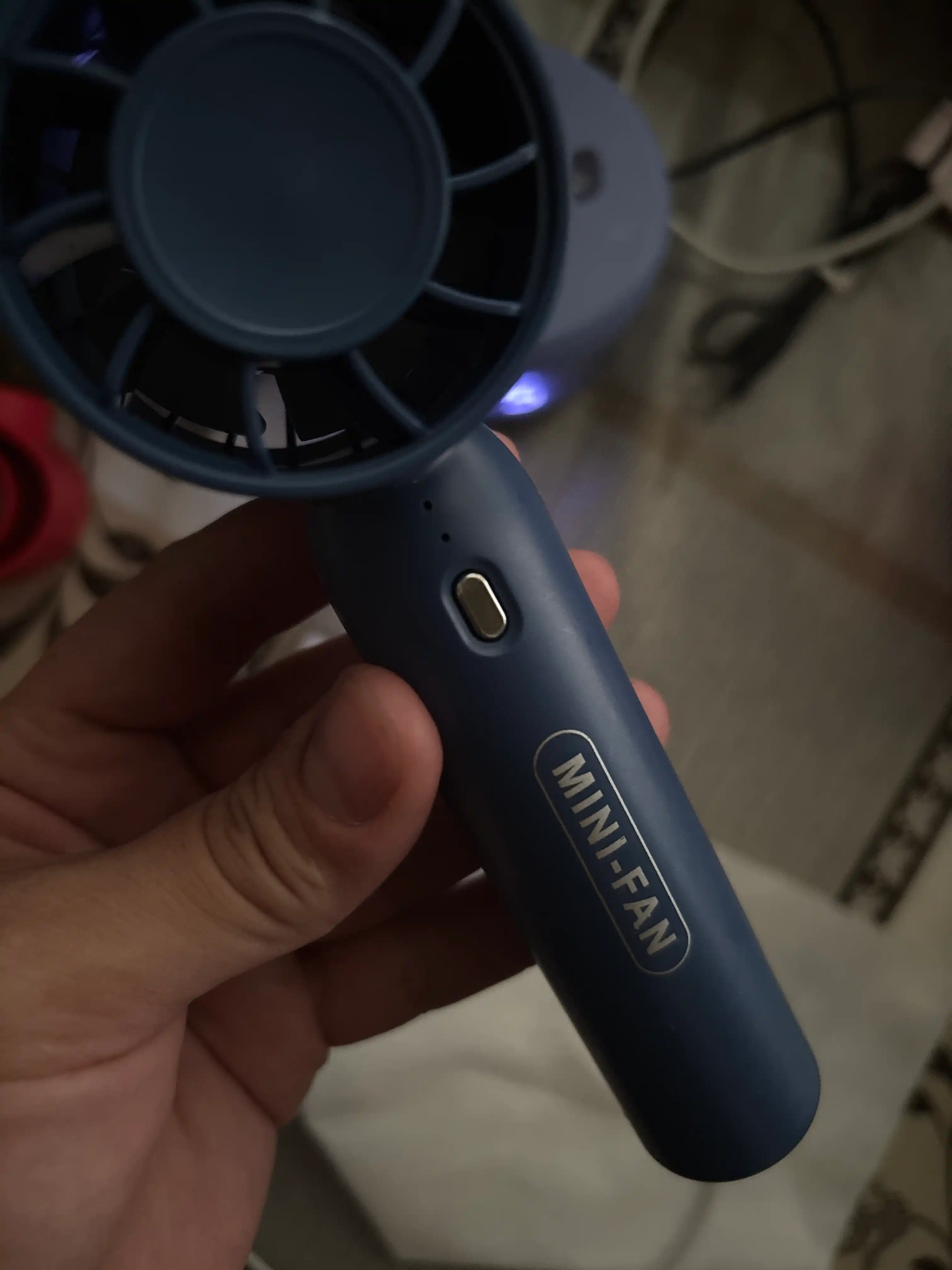 Мини вентилятор ручной, настольный, работающий через USB
