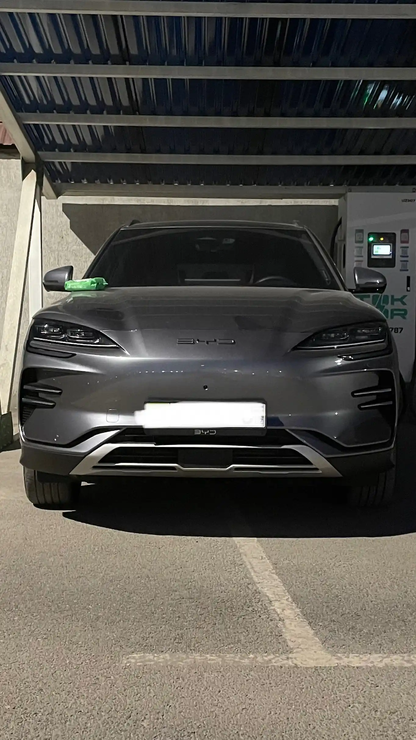 BYD yozuvi bilan, davlat raqami uchun ramka, 2 dona