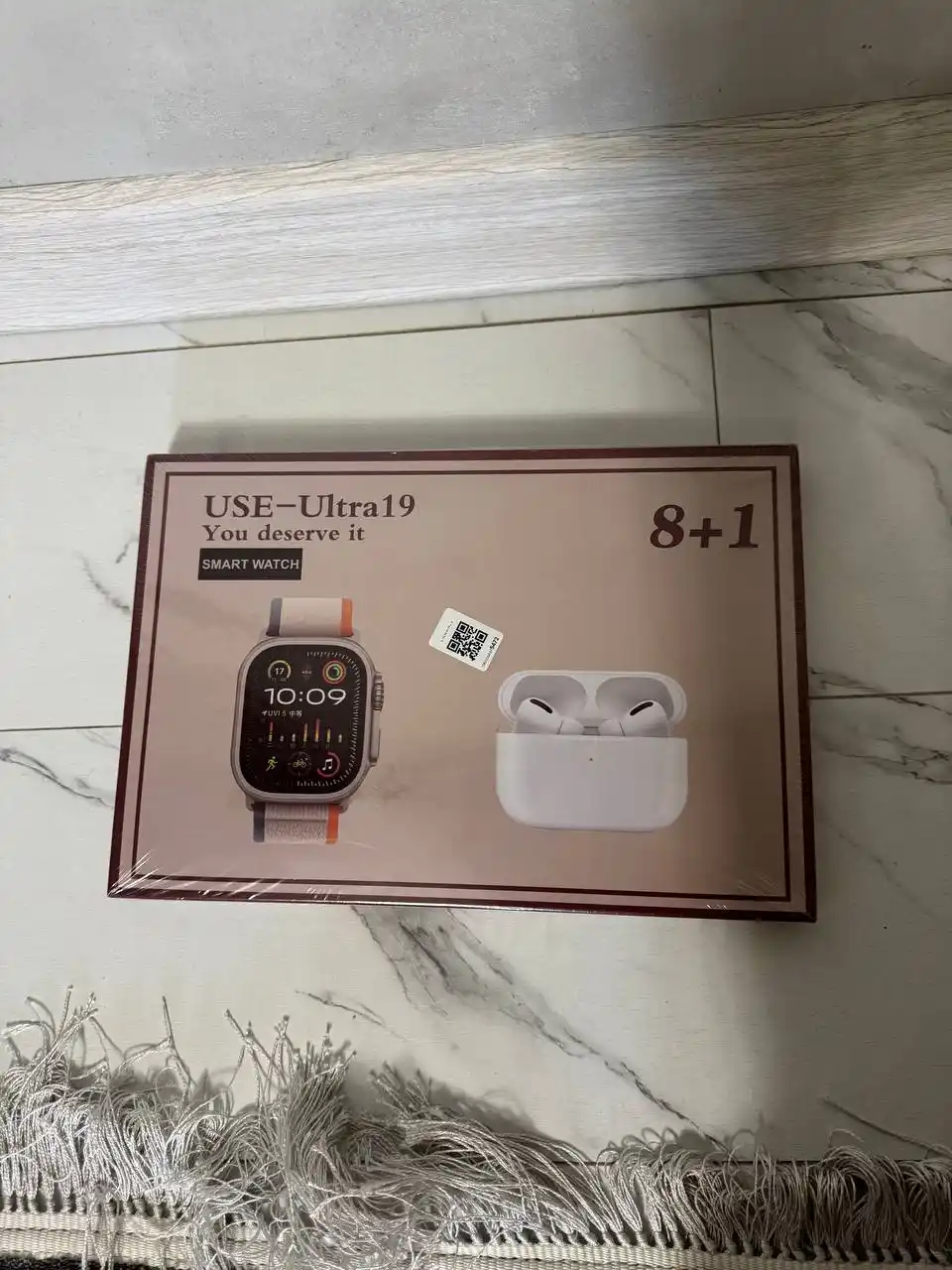 Умные часы, Smart Watch Ultra и наушники iPods pro, с 8 ремешками, подарочный набор 10 в 1