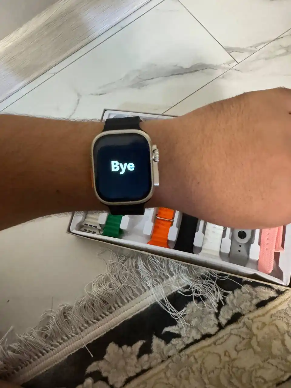 Умные часы, Smart Watch Ultra и наушники iPods pro, с 8 ремешками, подарочный набор 10 в 1