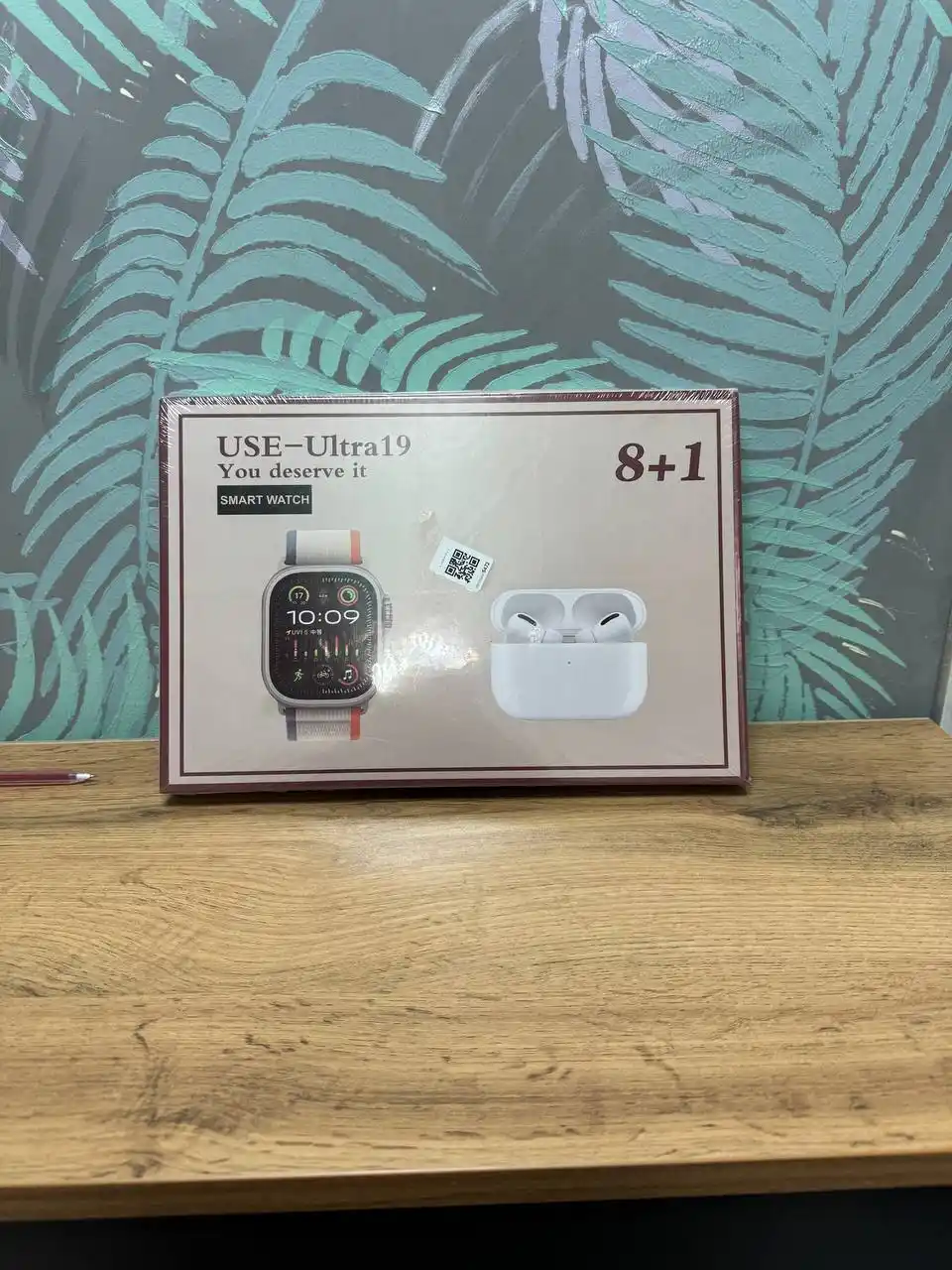 Умные часы, Smart Watch Ultra и наушники iPods pro, с 8 ремешками, подарочный набор 10 в 1