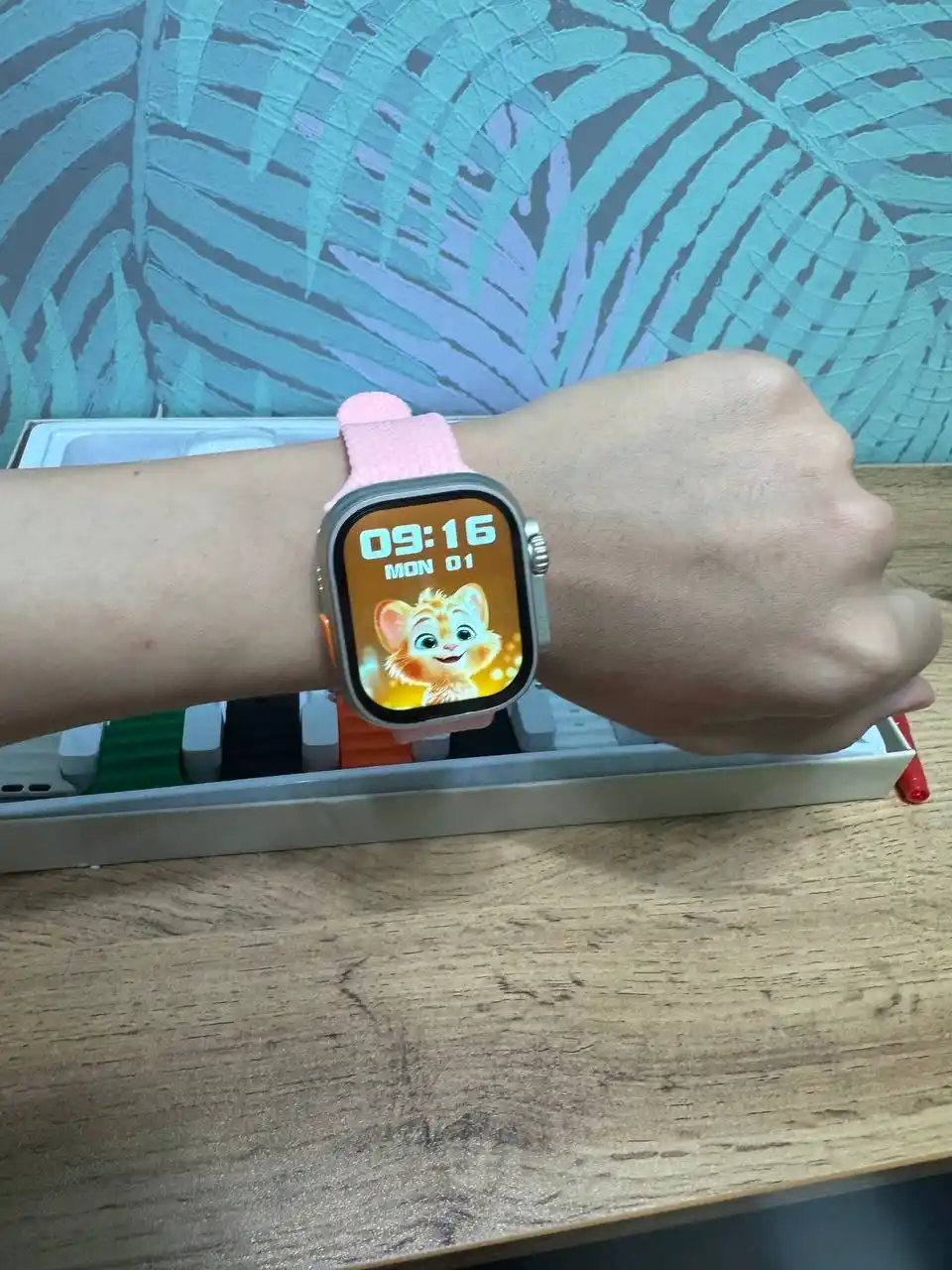 Умные часы, Smart Watch Ultra и наушники iPods pro, с 8 ремешками, подарочный набор 10 в 1