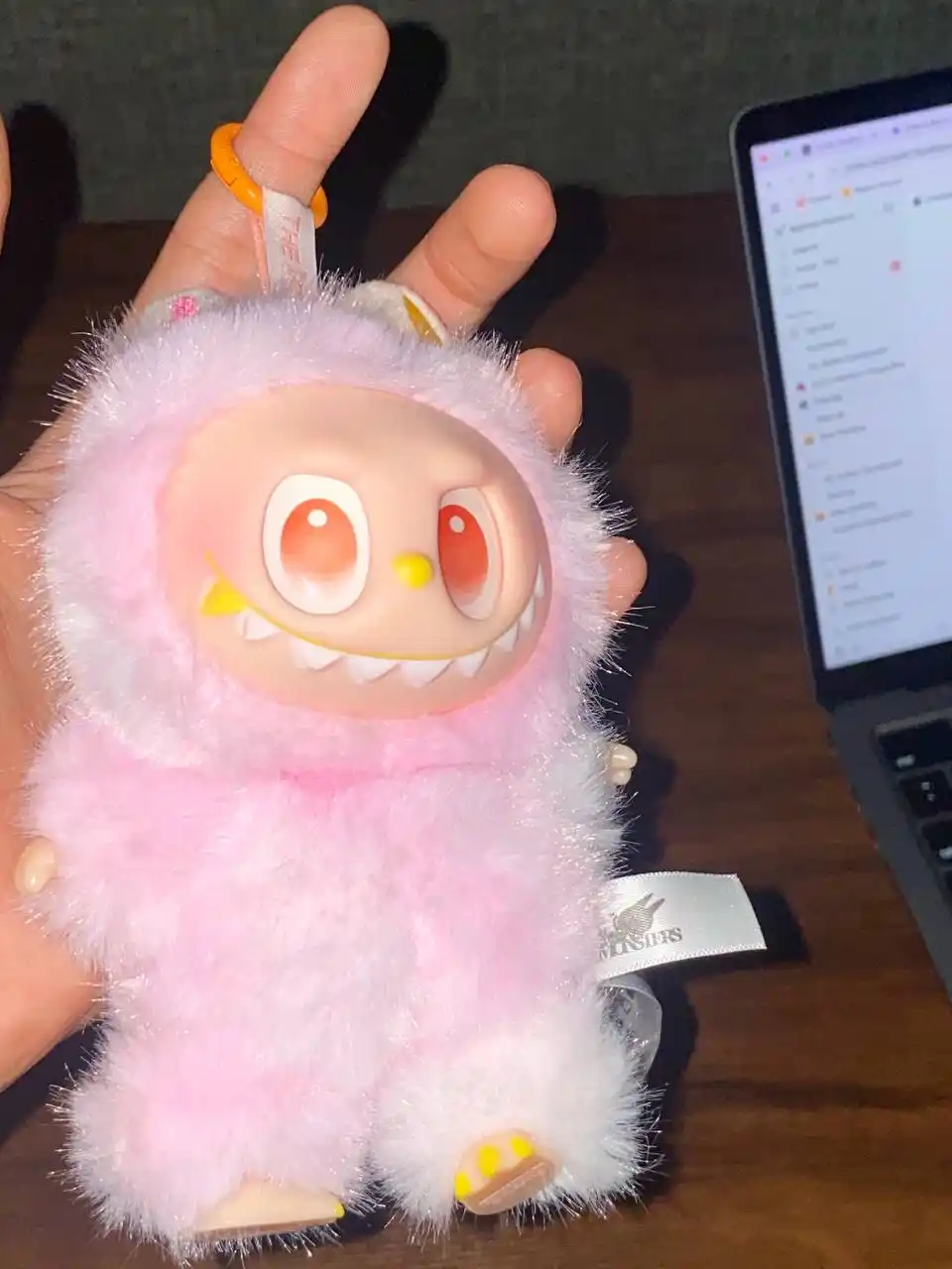 Labubu 1:1 POP MART kolleksion figurchasi "The Monsters Big into Energy" 1 dona, tasodifiy
