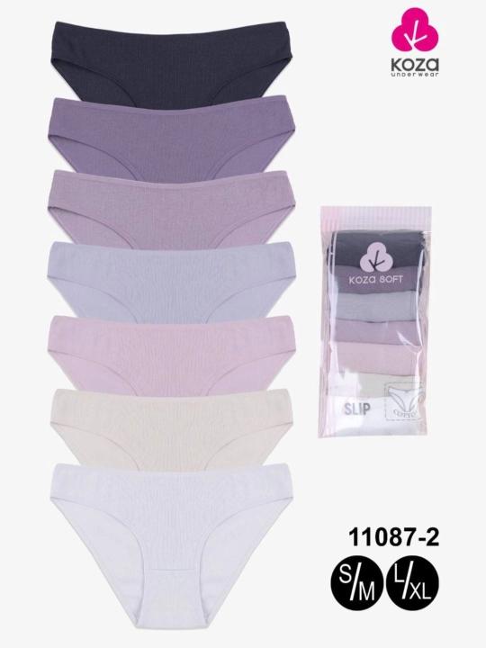 Ayollar trusiklari KOZA SOFT, haftalik to'plam, 1 paket (7 dona) - 