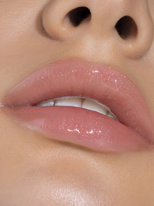 Блеск для губ LUXVISAGE с эффектом объема ICON lips glossy с блестками