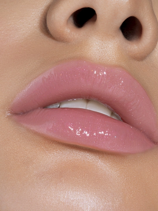 Блеск для губ LUXVISAGE с эффектом объема ICON lips glossy с блестками