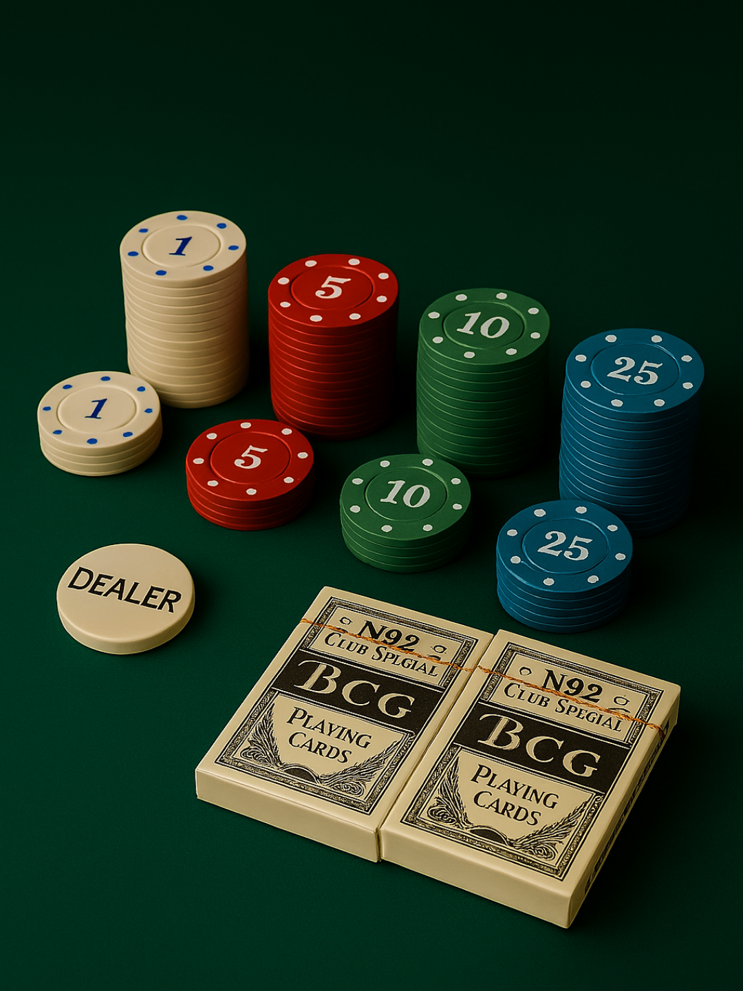 Набор для покера Texas Holdem Poker, 100-200 фишек с номиналом, карты и сукно