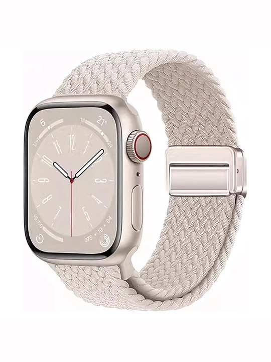 Нейлоновый ремешок с магнитной застёжкой для Apple Watch 3–9, SE, SE 2 и Ultra, 42–49 мм
