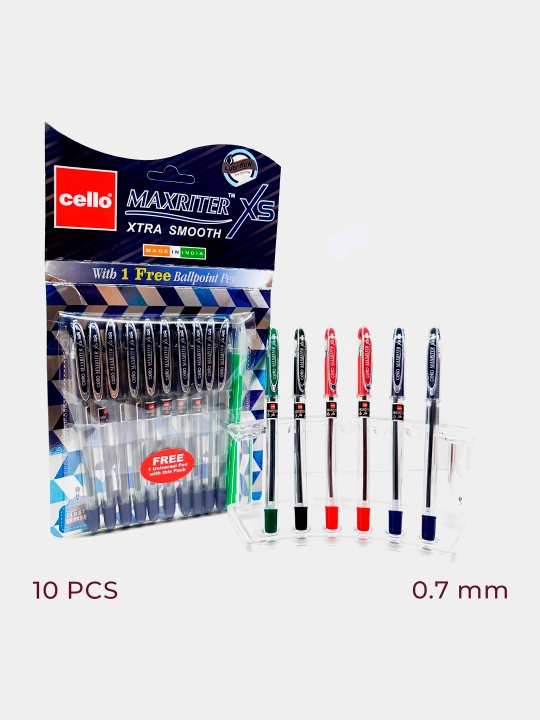 Ruchkalar Maxriter XS 0.7 mm, yashil, (HANGER), 2 donadan - 