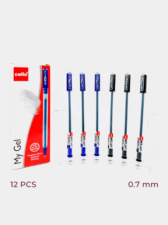 Ручки MY GEL 0.7mm, BLUE по 5 шт - 