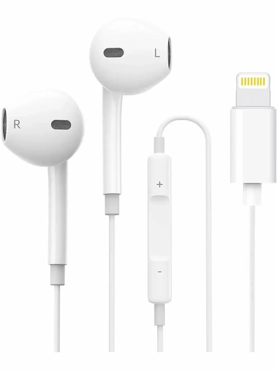 Simli quloqchinlar iPhone 14/14 Pro/14 ProMax va Lighting uchun