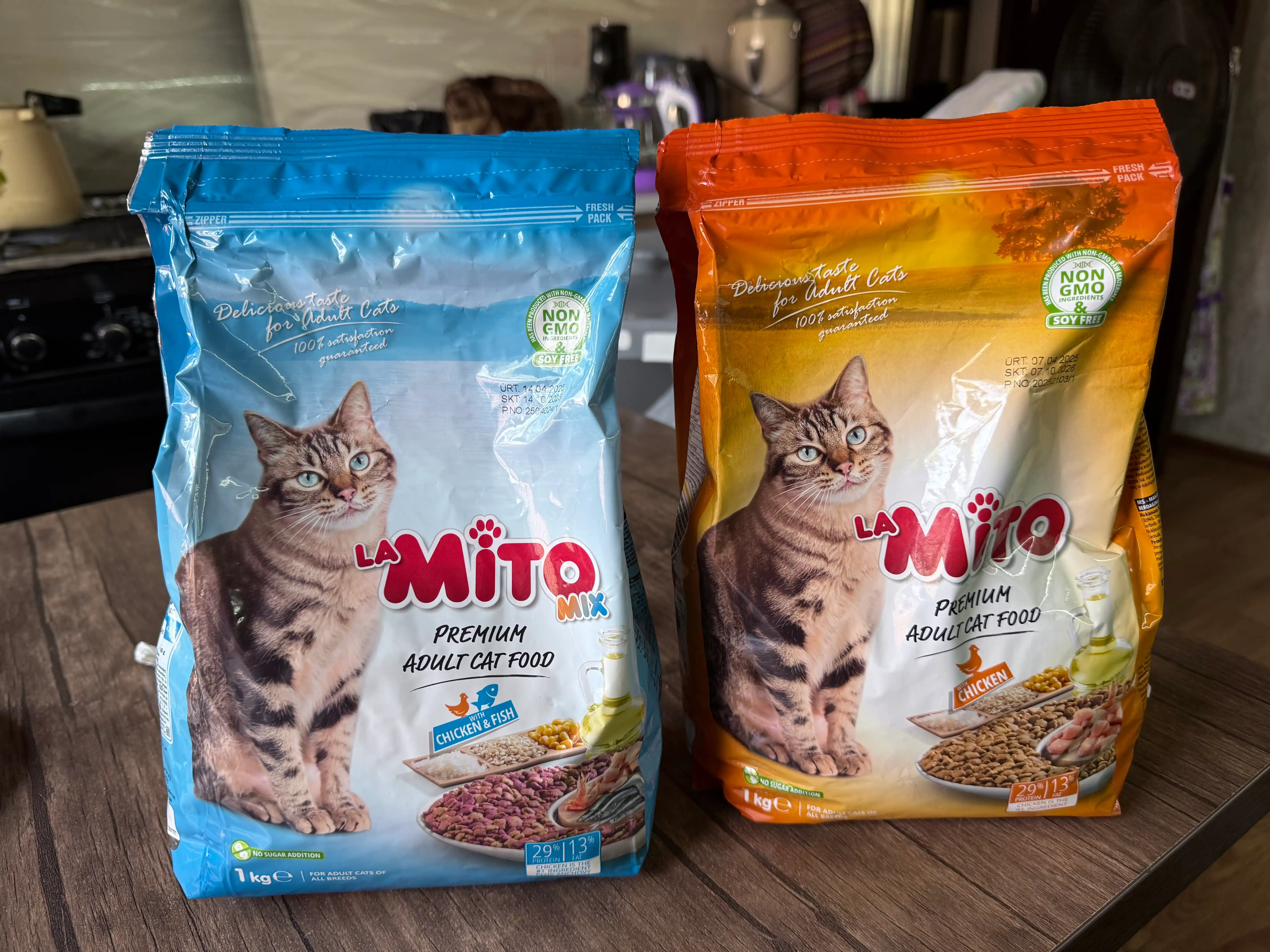 Mito mushuklar uchun quruq yem, tovuq go‘shti bilan, 1 kg