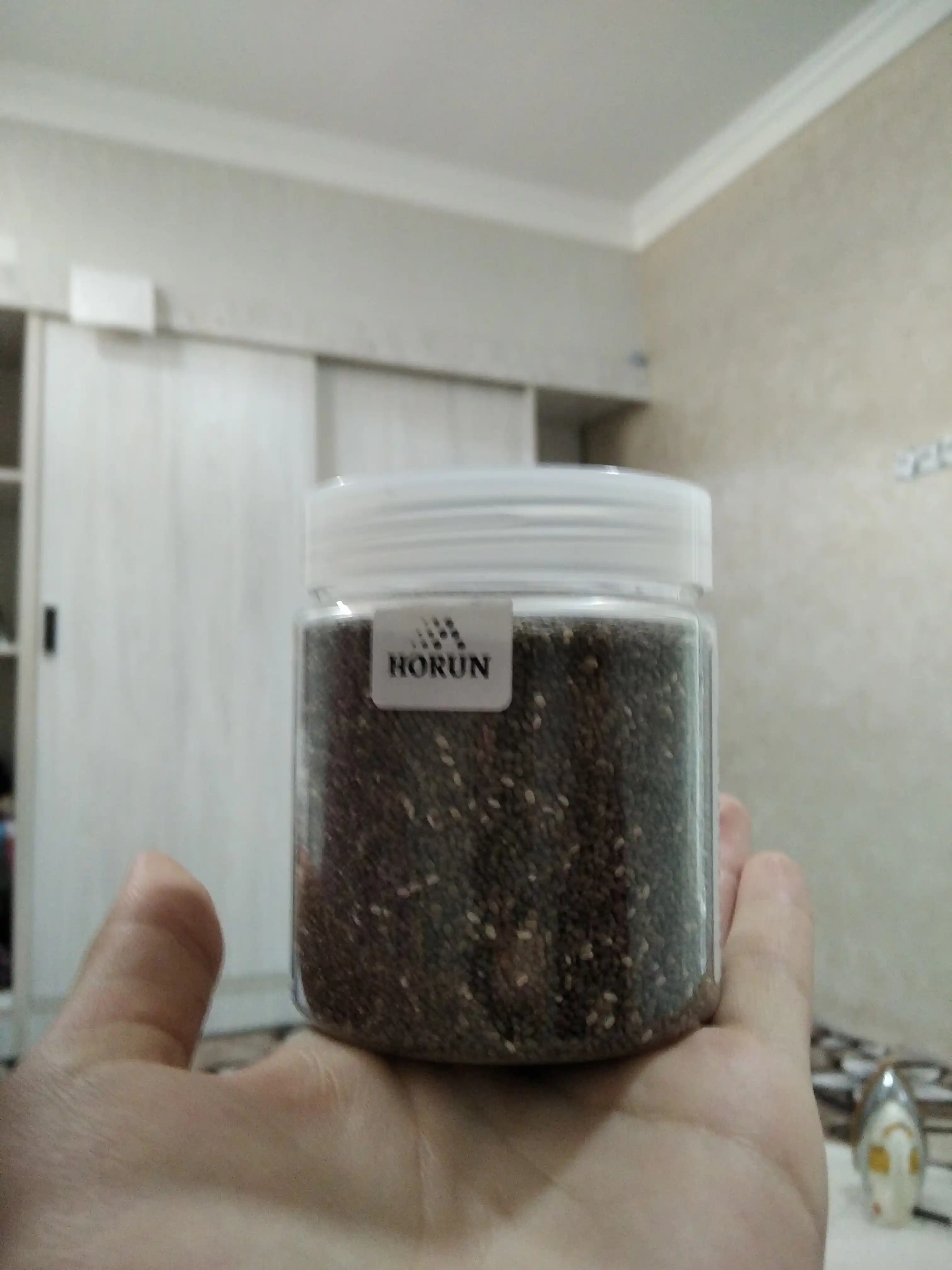 Chia urug'i, tabiiy qora "HORUN" dan, 150 gr