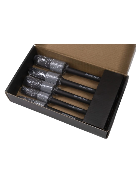 Набор профессиональных кистей для детейлинга BRUSH BOX SMART OPEN, 5 шт