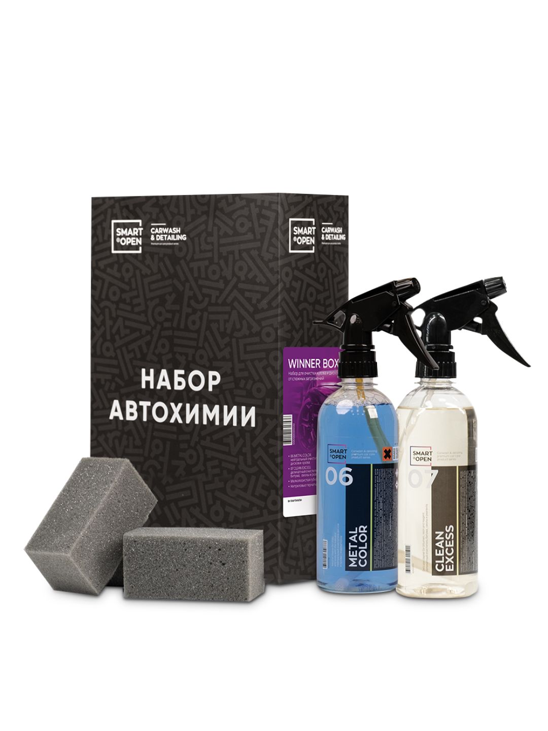 Kuzov va disklarni murakkab iflosliklardan tozalash uchun to‘plam SMART WINNER BOX - 