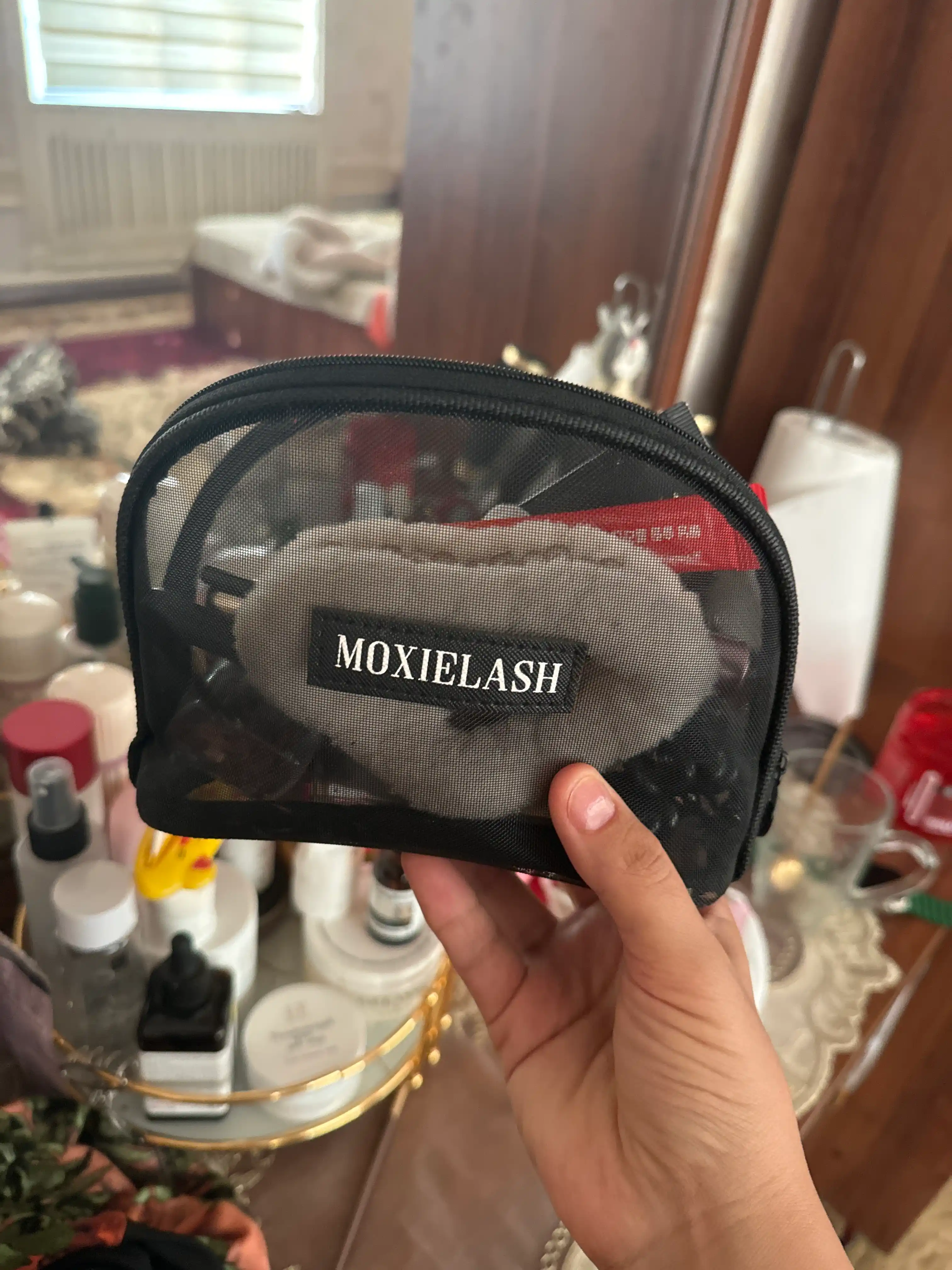 Ayollar kosmetik sumkasi, kosmetikani saqlash uchun organizator, kosmtichka qiz va ayollar