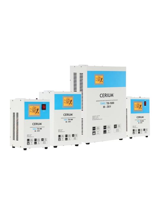 " TENREL" TSD-1000BA elektromexanik kuchlanish stabilizatori