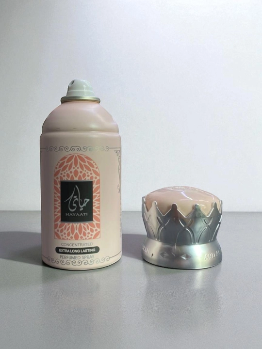 Parfyumlangan sprey Zahoor Francee, Hayaati, 250 ml