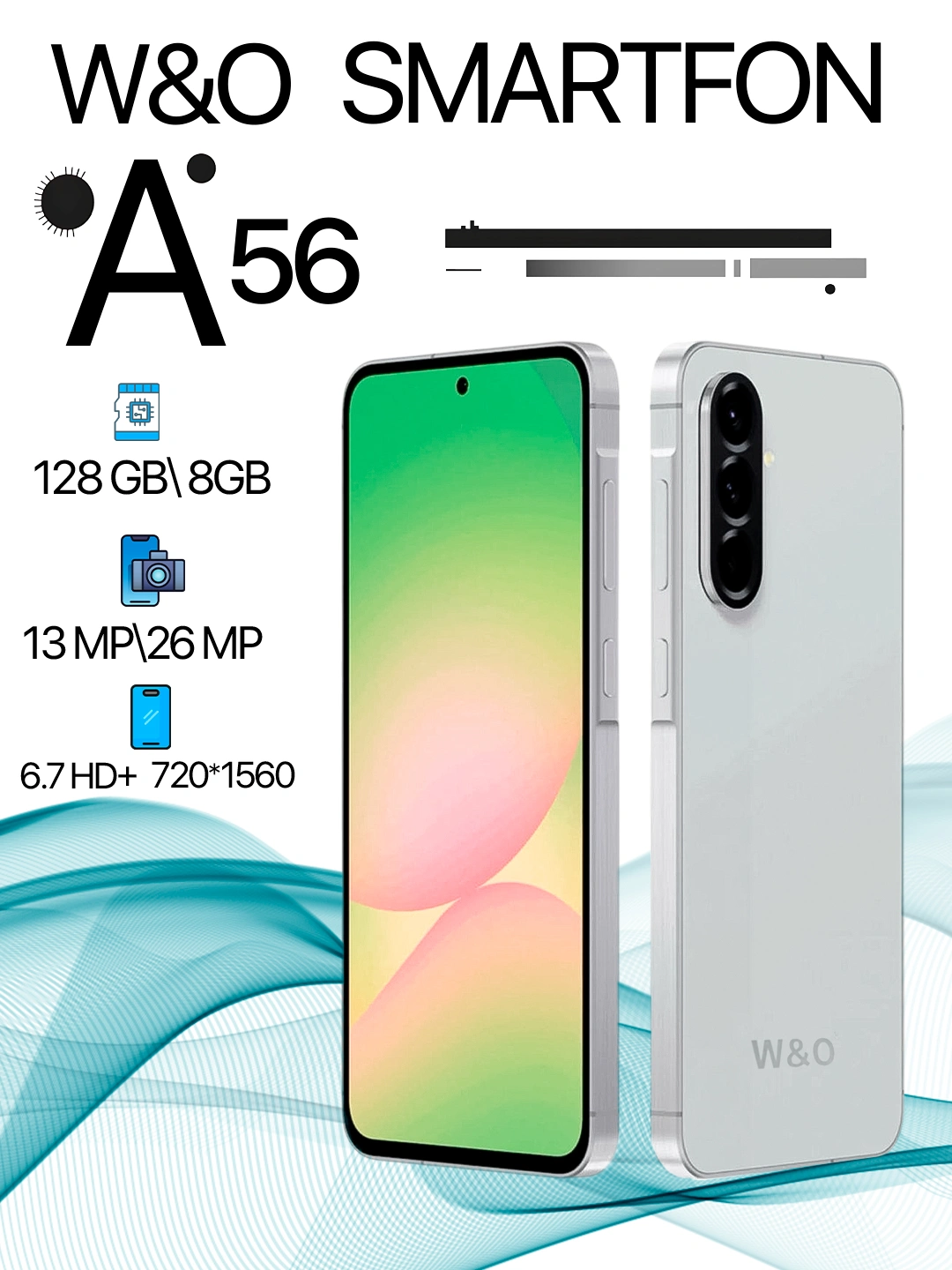 Флагман больше не мечта — W&O A56 создан для вас! за 1039000 сум со скидкой 82%. Uzum Market