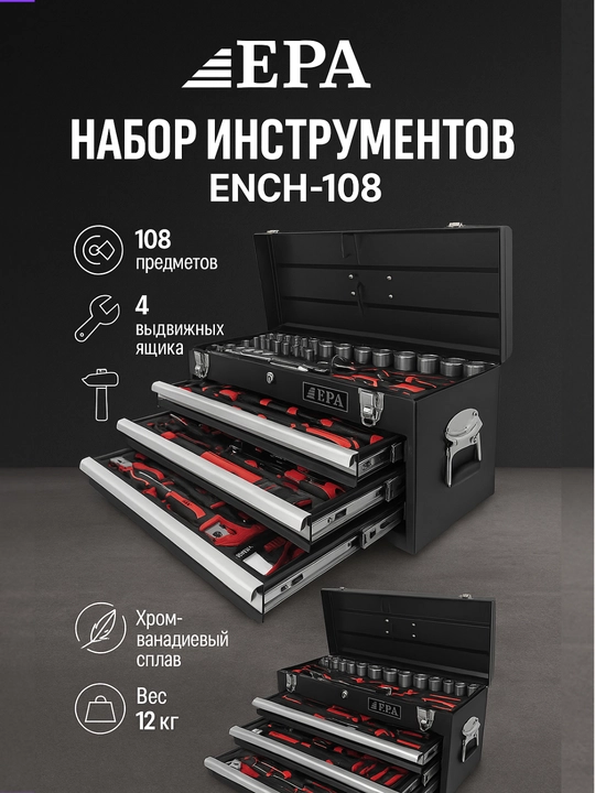 Набор ключей EPA ENCH-108 - 