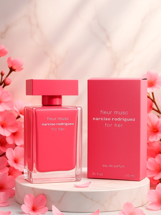 Ayollar uchun Narciso Rodriguez Fleur Musc For Her Eau De Parfum parfyumeriya suvi, 100 ml