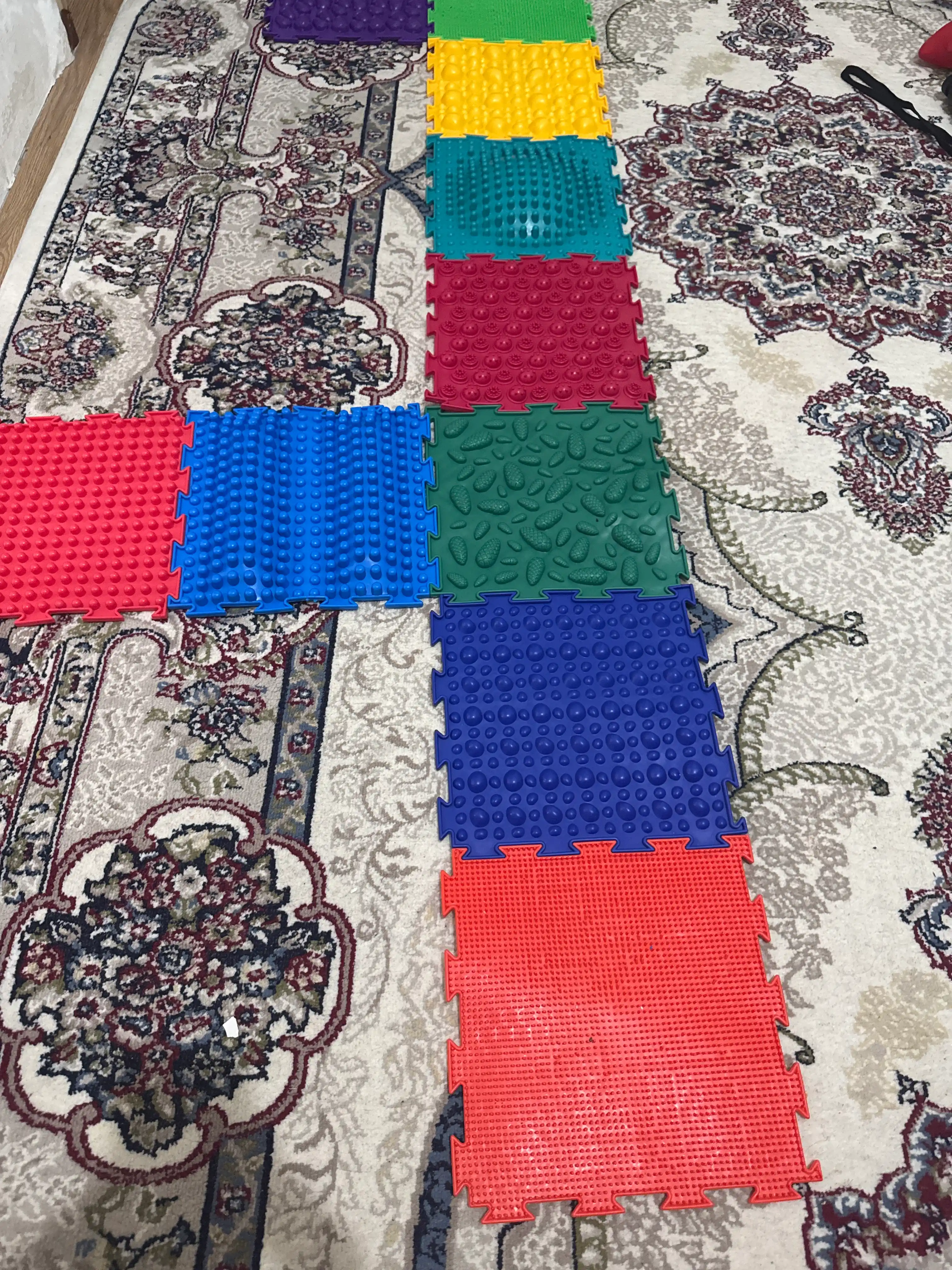 Орто пазл, модульно игровой, массажный коврик ортодон, развивающий