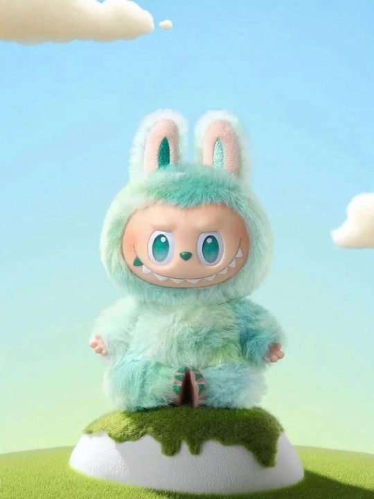 POP MART Labubu The Monsters o‘yinchoq-brelok, yumshoq, 1 dona, tasodifiy rang