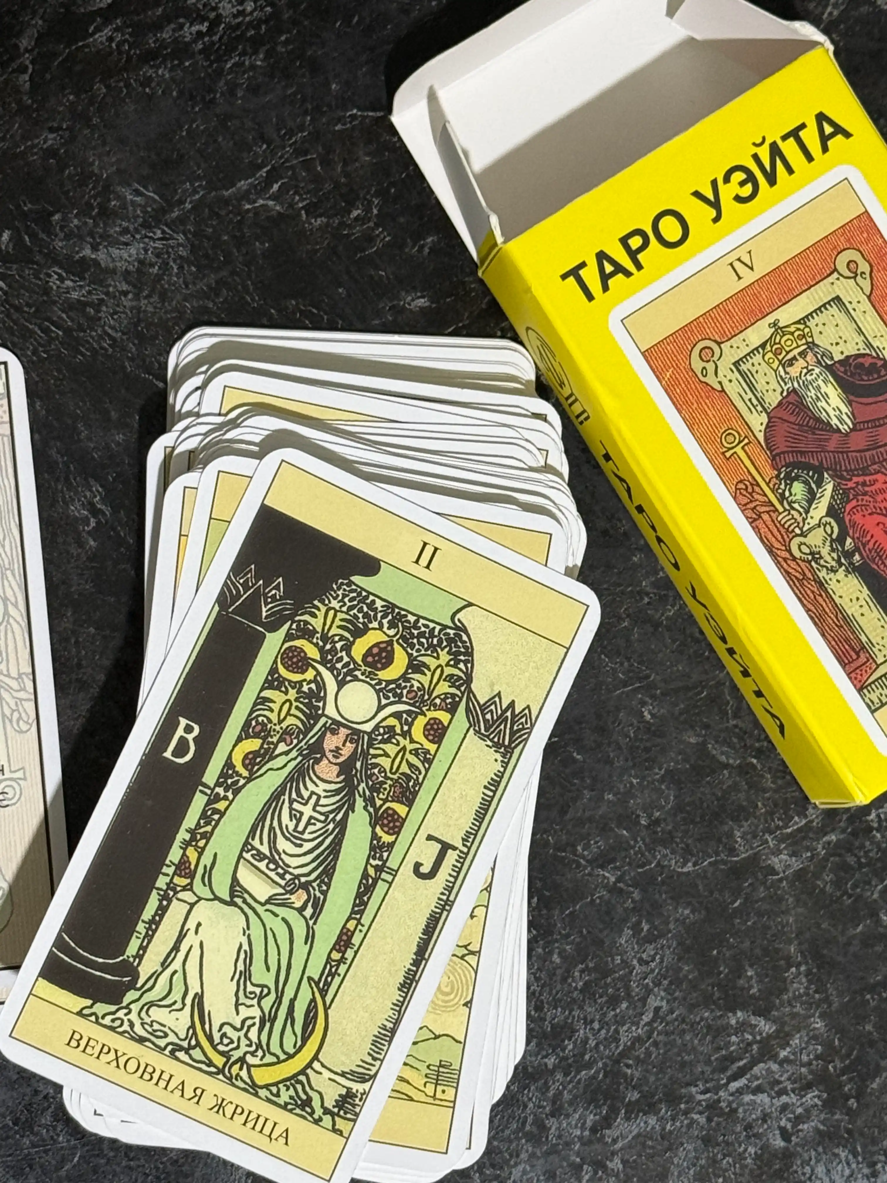 Tarot kartalari 12 xil koloda, fol ochish va bashorat qilish uchun, 78 ta karta, ruscha