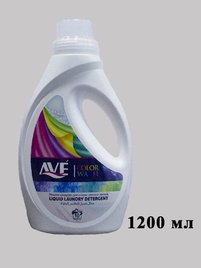 AVE жидкий порошок, 1200 мл — AVESSS-ГЕЛ-ЖЕЛТ