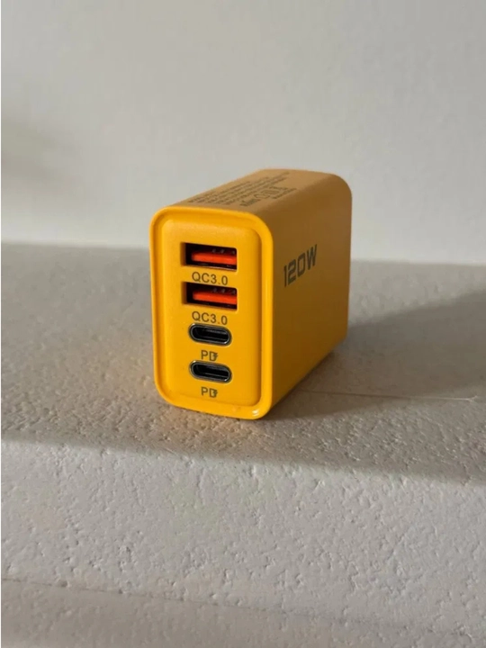 Устройство быстрой зарядки 120W Turbo, с кабелем USB Type-C, для iPhone, Samsung, Xiaomi